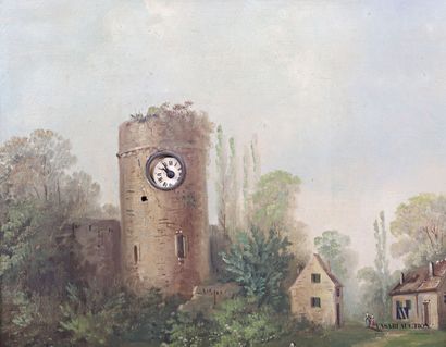 null LAIZ (XIX-XXème siècle)

Tableau horloge présentant un paysage champêtre animé...
