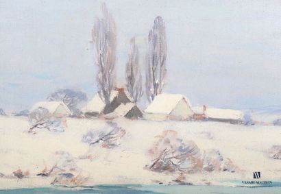null GAGNON Clarence Alphonse (1881-1942)

Snowy lake landscape

Oil on canvas

Signed,...
