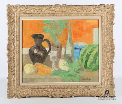 null PALUÉ Pierre (1920-2005)

Still life with carrots and watermelon

Oil on canvas...