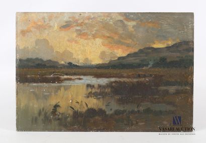 null NOZAL Alexandre (1852-1929)

The tides at sunset

Oil on panel

Signed lower...