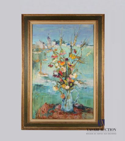 null RAQUIN Iris Michelle (1933-2016)

Bouquet of flowers in a jug

Oil on canvas

Signed...
