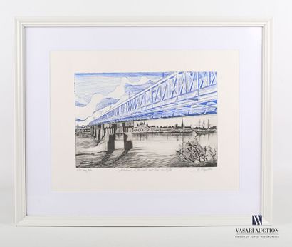 null GAULTIER Bertrand (born in 1951)

St Jean footbridge of Gustave Eiffel in Bordeaux

Etching

Print...