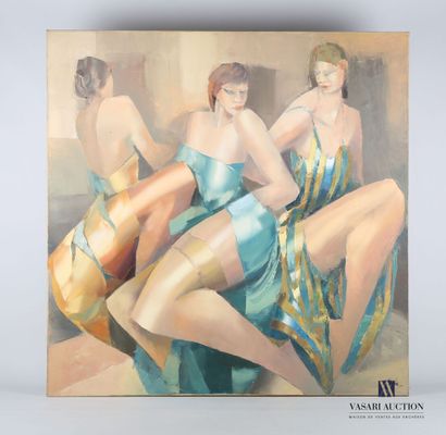 null GRABOVSKI Georgeta (born 1954)

The girls

Oil on canvas

Signed lower right...