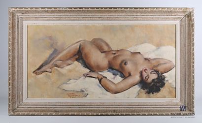 null GUINEGAULT Georges Pierre (1893-1982)

Naked woman in languor 

Oil on canvas...