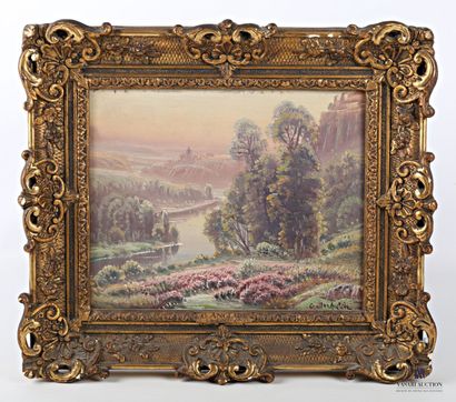 null ANGLADE Gaston (1854-1919)

Landscape of Bruyères in Corrèze

Oil on panel 

Signed...