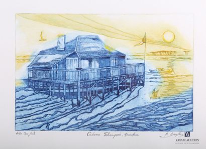 null GAULTIER Bertrand (born in 1951)

Cabane Tchanquée, Arcachon

Etching in Prussian...