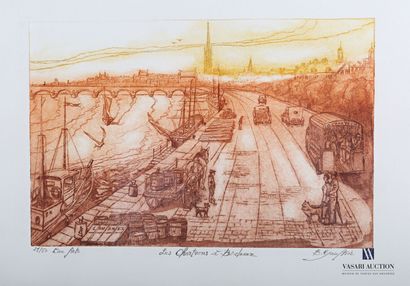 null GAULTIER Bertrand (born in 1951)

Quays of Chartrons in Bordeaux

Etching

Print...