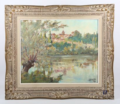 null ROZIEL J. (XXth century)

View of the village from the shore

Oil on panel

Signed...