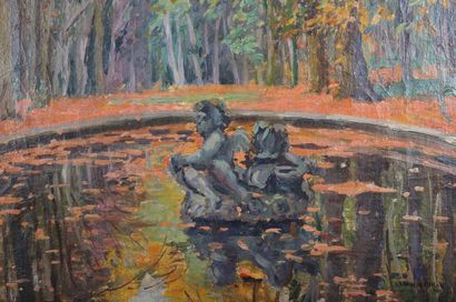 null RANVIER CHARTIER Lucie (1867-1932)

Versailles - View of a bench in the park...