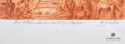 null GAULTIER Bertrand (born 1951)

Henri de Toulouse Lautrec in the vineyards of...