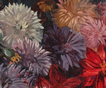 null DESPARMET-FITZ-GERALD Xavier (1861-1941)

Bouquet de fleurs, aux roses et dahlias

Huile...