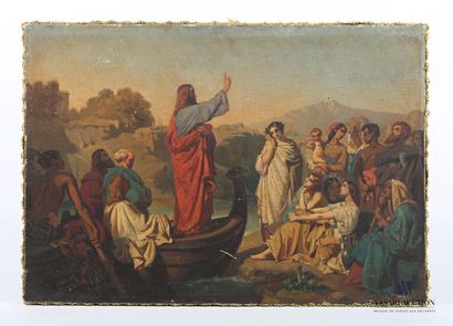 null PILS Isidore (1813-1875)

Christ preaching in the boat of Simon Peter

Oil on...