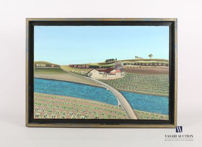 null OLLIVARY Annette (born 1926)

Plantations around the house

Oil on canvas

Signed...