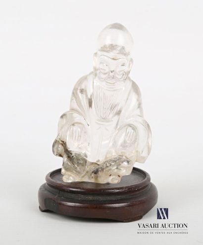 null CHINA

Sculpture representing Shoulao, god of longevity, represented sitting...