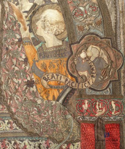 null Parametric of the bishop of Beauvais.

Silk embroidery, velvet, silver and gold...