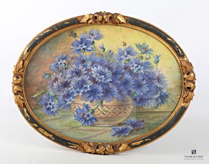 null ELLUL Marthe (XIXème siècle)

Bouquet de bleuets 

Aquarelle sur papier

Signée...