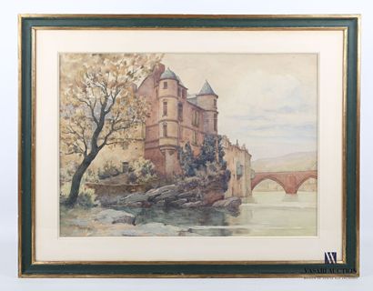 null ARIES Nel (1873-1944)

View of the Old Bridge in Albi

Watercolor on paper

Signed...