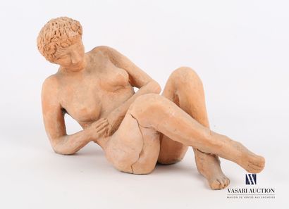 null UZAC François (1926-2022)

Sujet en terre cuite figurant une femme nue allongée...
