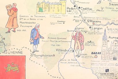null Poster printed and enhanced on cardboard 

Department of : the Gironde Formed...