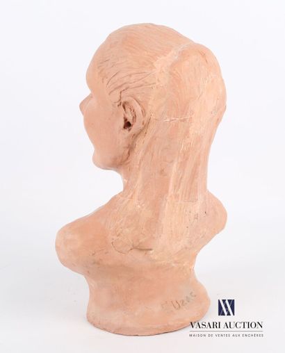 null UZAC François (1926-2022)

Sujet en terre cuite figurant un buste de femme....