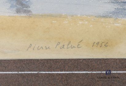 null PALUÉ Pierre (1920-2005)

Bateaux à l'ancre en bord de plage

Aquarelle

Signée...