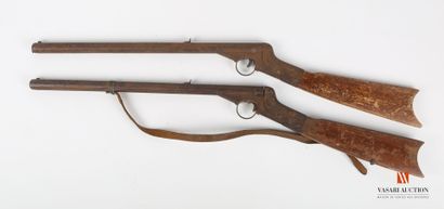 null Rifle "à patate", mechanism to be revised, wear, oxidation, 2 pieces, XXth,...