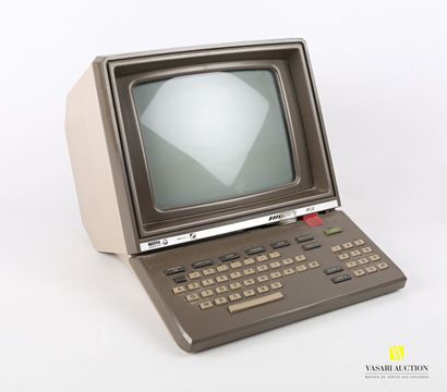 null Minitel 1 of the Matra Communication brand, the screen generally inclined underlined...