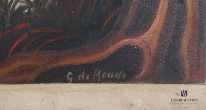 null DE MOUKO Gaspard (XXème siècle)

Paysage lacustre animé 

Huile sur toile 

SIgnée...