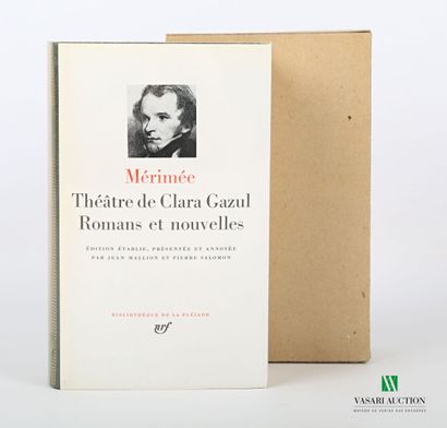 null [LA PLEIADE]

MÉRIMÉE - Théatre de Clara Gazul ; Romans et nouvelles - édition...