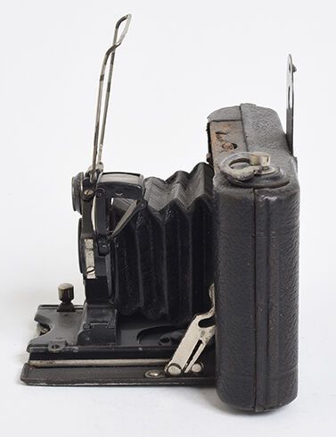 null Folding camera with bellows, Ica Dresden Icarette with Adp Ges Doppel Anastigmat...