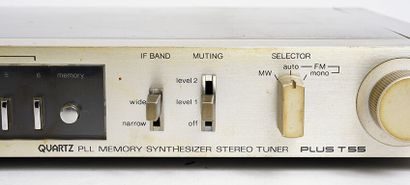 null SANYO Quartz PLL Memory Synthetizer Stereo tune Plus T55 + original box

Good...