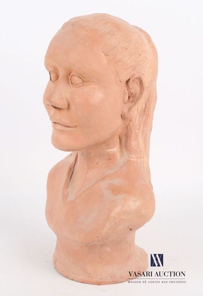 null UZAC François (1926-2022)

Sujet en terre cuite figurant un buste de femme....