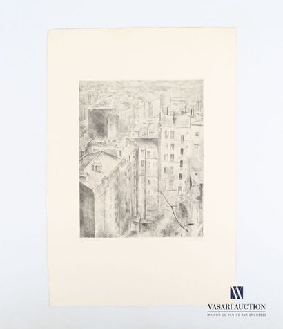 null BERG Camille (1904-1991) after

Fog over Paris

Etching

Numbered 11/40 - Titled...