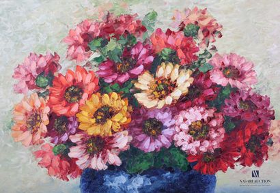 null MORSCIO Giovanni (1880-1943)

Bouquet of dahlias in a vase

Oil on panel

Signed...