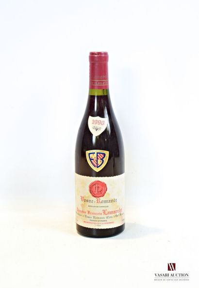 null 1 bouteille	VOSNE-ROMANÉE mise Dom. François Lamarche		1990

	Et. tachée. N...
