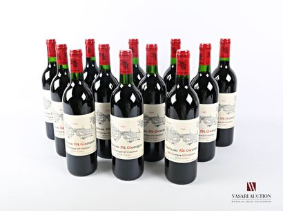 null 12 bouteilles	Château SAINT GEORGES	St Georges St Emilion	1994

	Et. excellentes....