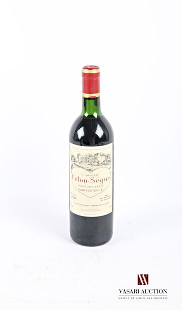 1 bouteille	Château CALON SEGUR	St Estèphe...
