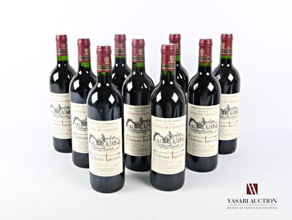 null 9 bouteilles	Château LACROIX	Côtes de Castillon	1997

	Présentation et niveau,...