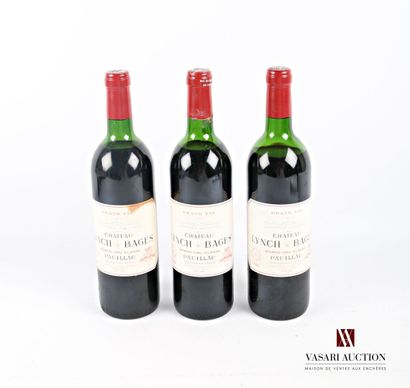 3 bouteilles	Château LYNCH BAGES	Pauillac...