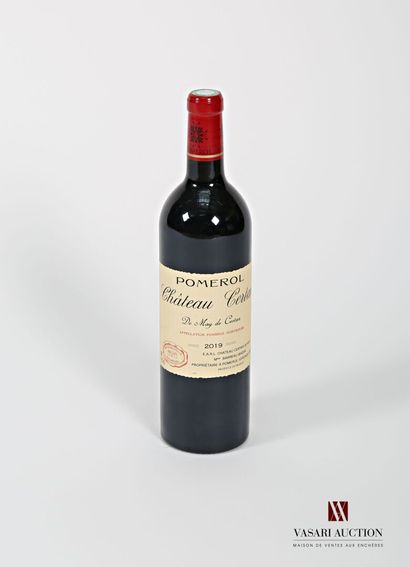 null 1 bouteille	Château CERTAN DE MAY	Pomerol	2019

	Présentation et niveau, im...