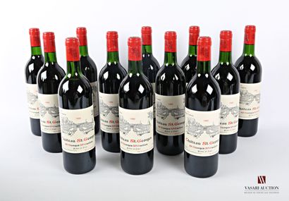 null 12 bouteilles	Château SAINT GEORGES	St Georges St Emilion	1992

	Et. excellentes....