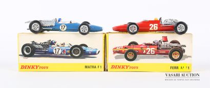 null DINKY TOYS (FR)

Lot de deux véhicules : Matra F1 Réf 1417 - Ferrari F1 Réf...