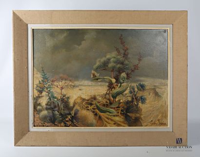 null JANIN Jean (1898/99-1970)

Beach 

Oil on canvas

Signed lower right, countersigned...
