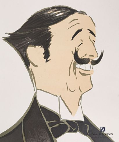 null SEM (1863-1934), after

Man with a moustache laughing - Going to the opera -...