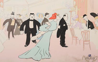 null SEM (1863-1934), after

Le billet doux - Au bar - Maxim's - Café de Paris -...