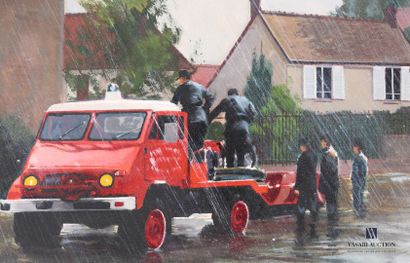 null THOS Yves (1935-2020)

Rescue during the floods

Acrylic on paper

Signed on...