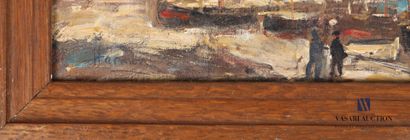 null HAMON (XXème siècle)

Vue du port de Collioure

Huile sur toile

Signée en bas...