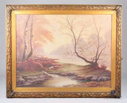 null POISSONIE Marcel (active in the XXth century)

Lake landscape 

Oil on canvas...
