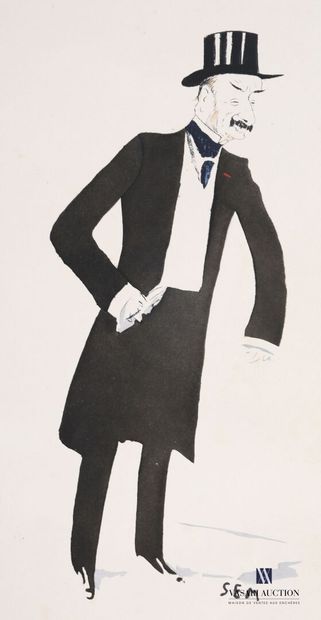 null SEM (1863-1934), d'après

Caricatures de contemporains : Jean Lorrain - Arthur...