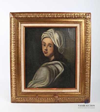 null École française du XIXème siècle

Portrait de femme au turban

Huile sur toile

36...